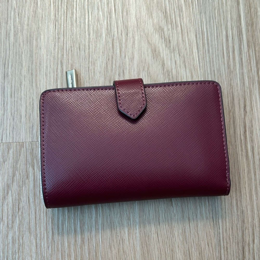 Kate Spade Maroon Leather Wallet - Picture 2 of 4